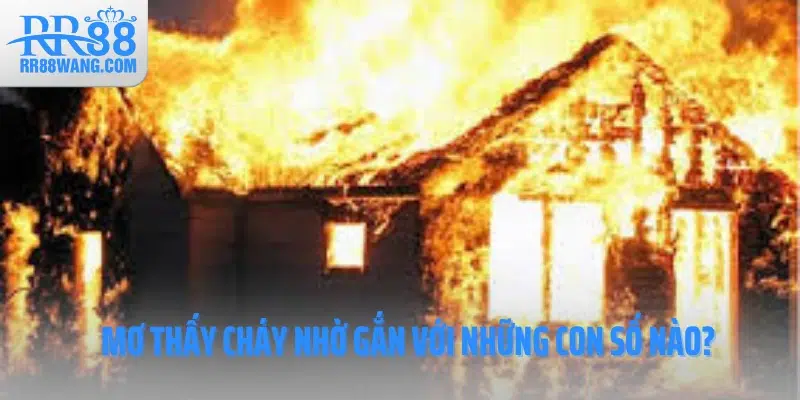 Mơ thấy cháy nhờ gắn với những con số nào?